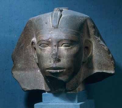 Head of King Djedefre, from Abu Roash, Old Kingdom by Egyptian 4th Dynasty